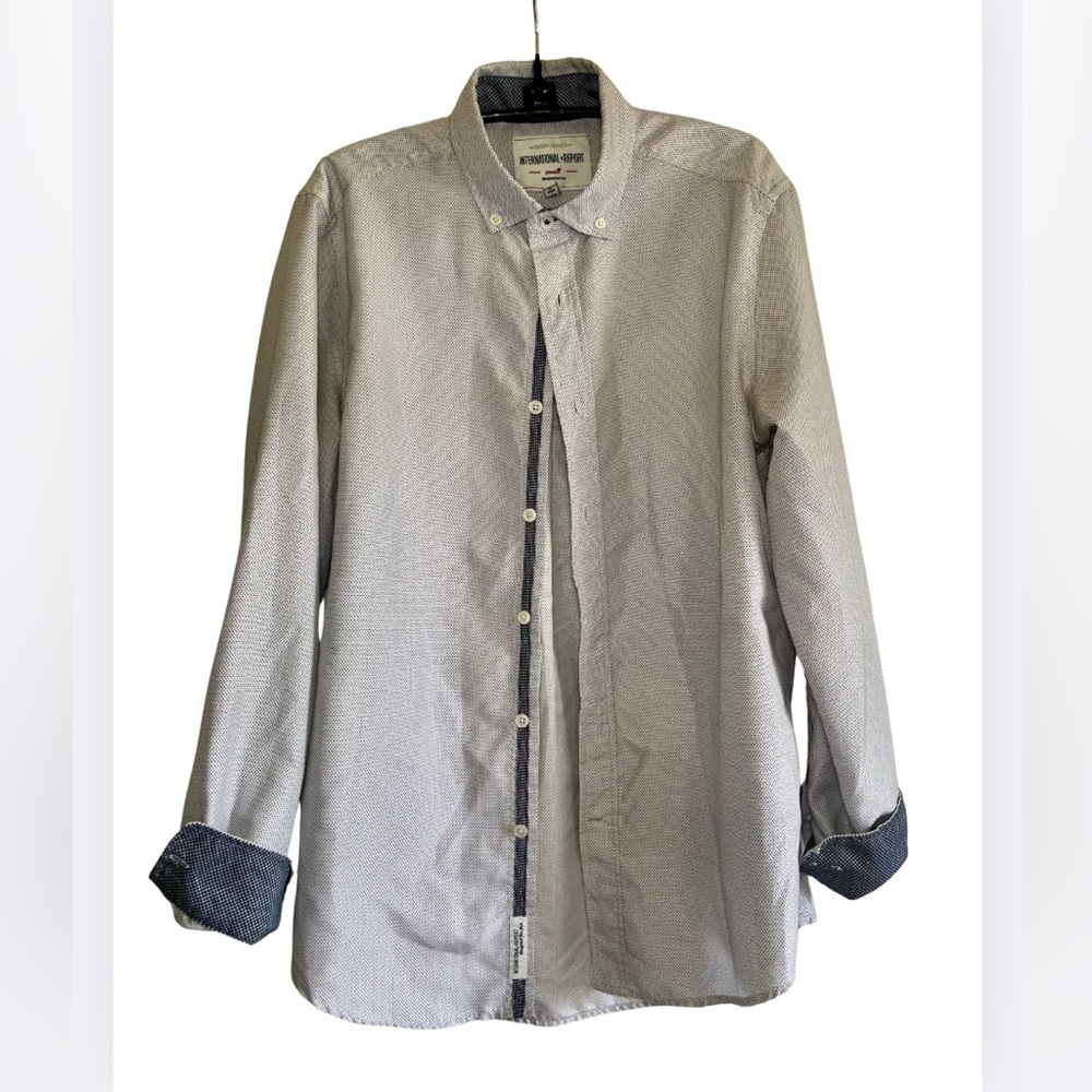 International Report Casual Button-Down Shirt